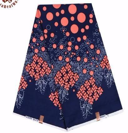 Hollandais New Arrival Super style Polyester High Quality 6 yards African for Party Dress FP6067