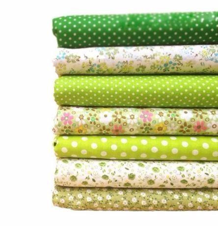 7PCs Cotton Fabric Handmade Sewing Home Decor Material Fabrics For Patchwork Curtains Felt For DIY 25x25cm