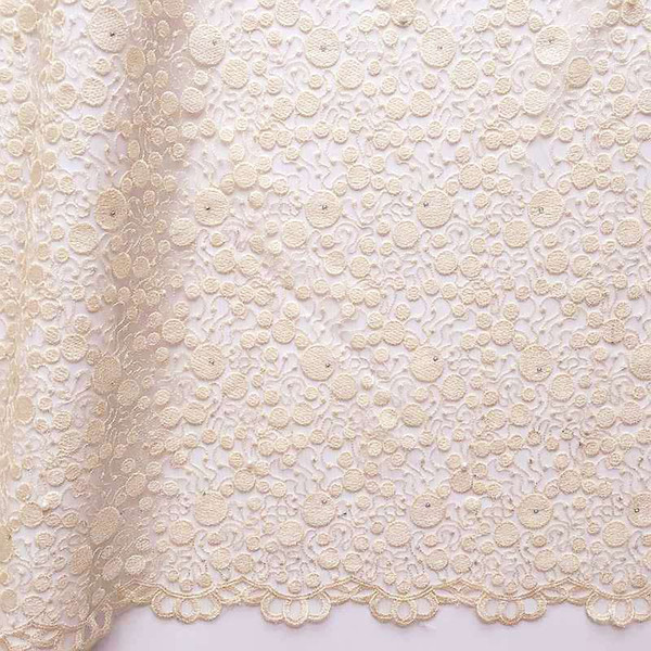 Latest High Quality French Lace Fabric Nigeria 2018 Lace Fabric Beige African Beaded Lace Fabric For Wedding 2017 With Stones