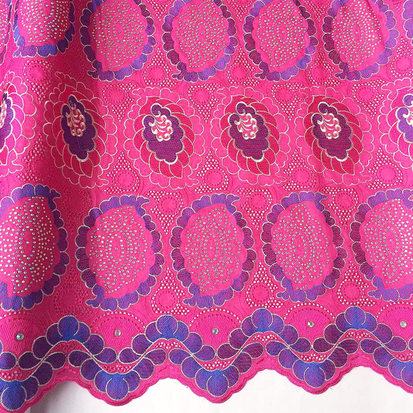 African Lace Fabric Teal Green Swiss Cotton Voile Lace Material Fushia Pink Swiss Voile Lace In Switzerland High Quality 