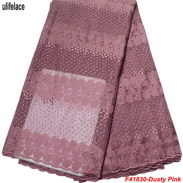 French Lace Fabric Latest African Net Fabric Embroidery Mesh Tulle Lace Fabric High Quality Nigerian Lace F4-1830