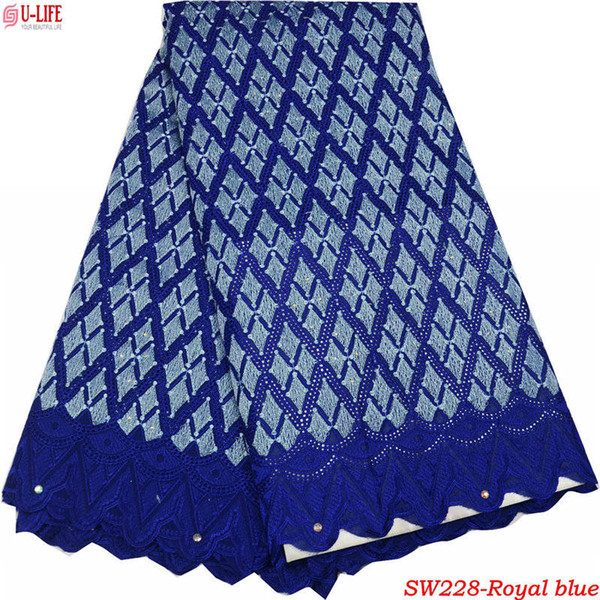 Swiss Voile Lace In Switzerland High Quality 2018 African Lace Fabric Swiss Cotton Lace For Party Dress SW-228