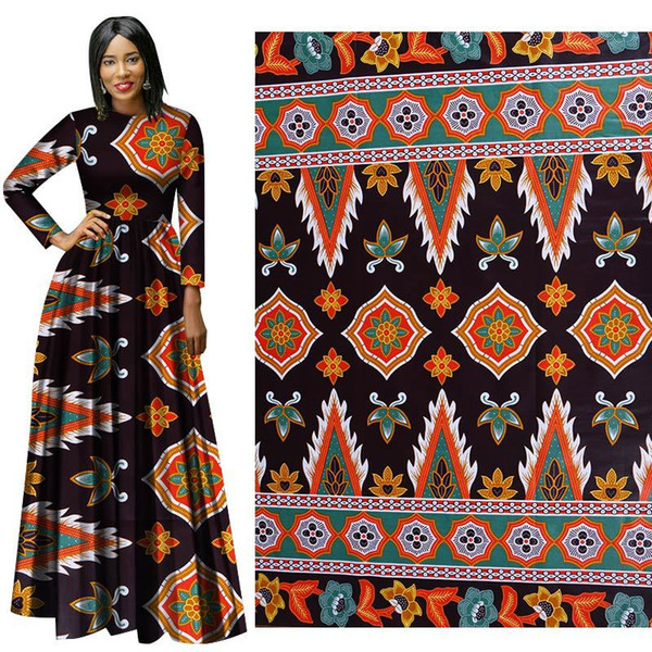 fashion cloth factory direct sale African fabric cotton printed fabric plain new fashion dress skirt suit headwear special