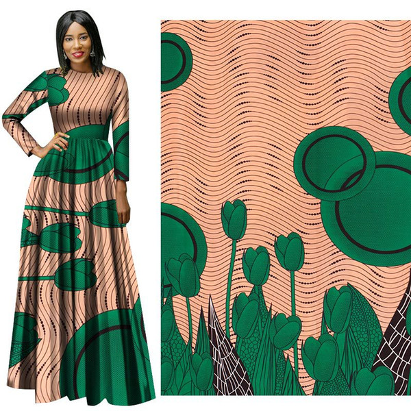 New Batick Bazin African binta real Wax Hollandais dutch Fabric High Quality Breathable cotton Prints Fabric for dress suit