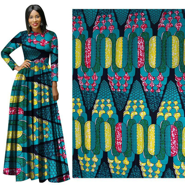 cotton Ankara African Real Wax Prints Fabric Cheap-Fabric Binta Real Wax High Quality African Fabric For Party Dress suit
