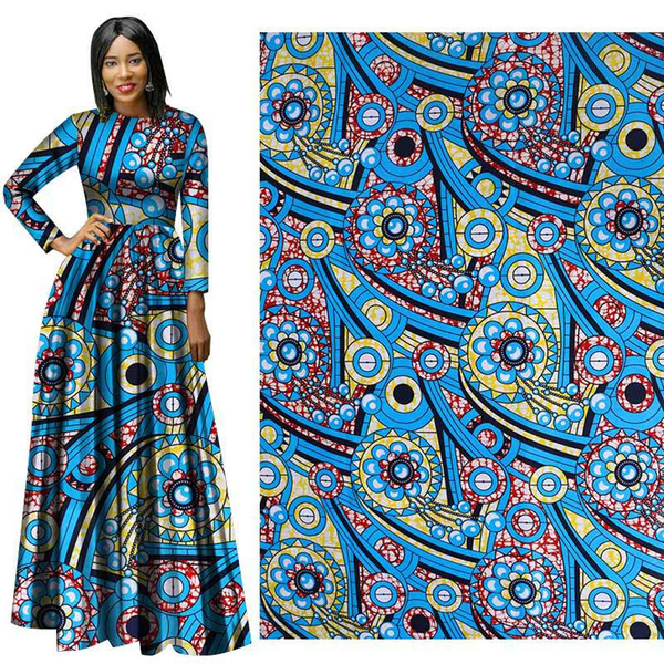 new suit African fabric batik print Fashion High Quality Wax Cotton Hollandais Fabric Wax African Fabric Batik Fabrics for dress suit