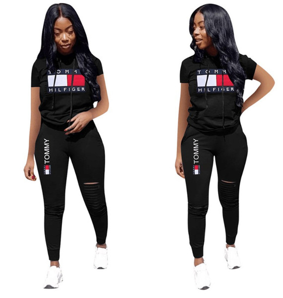 women t-shirt leggings tracksuit short sleeve shirt pants 2 piece set outfits pullover tights sportswear sweatsuit jogger suit 096