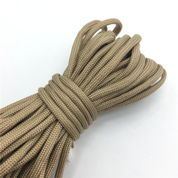 10yds Paracord 550 Parachute Cord Lanyard Rope Mil Spec Type III 7 Strand Climbing Camping Survival Equipment #Khaki