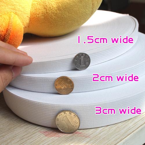 White Elastic Band Trim/spandex/sewing/flarimming Sewing Band 44 Yards New & Clearance Roll