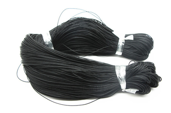 100 Meters Waxed Polyester Cord String Thread 1mm Home jewely bracelet rope Home Textile Garment Bags diy accessories