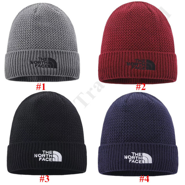 Unisex Winter Hat The North Fleece Knitted Beanie Crochet Hats Face Women Men Unisex Knit Hat Trendy Wool Cap Outdoor Sports Ski Cap C92503