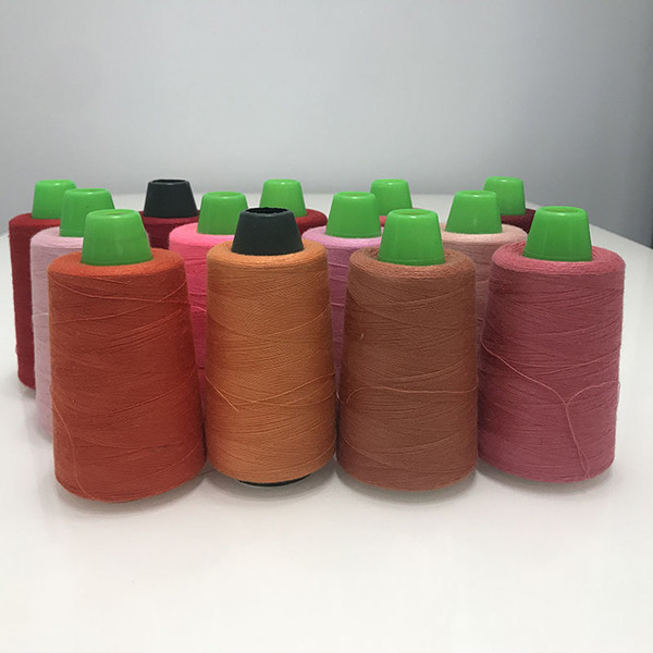 Spool Multicolor Polyester Sewing Thread Industrial Sewing Thread 3000Y High Speed Machine 40S/2 Threads Accessories