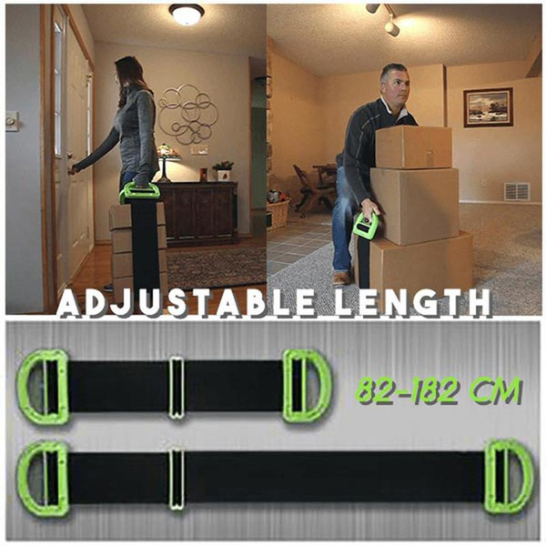 2019 The Landle Adjustable Moving And Lifting Straps For Furniture Boxes Mattress 600 lbs Home Move House Convenient Tools