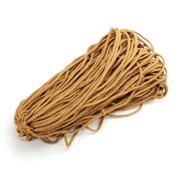 90M 5mm Natural Handmade Cotton Cord Macrame Rope DIY Wall Decoration Plant Hanger Craft String Knitting Boho Tassels 4 Colors