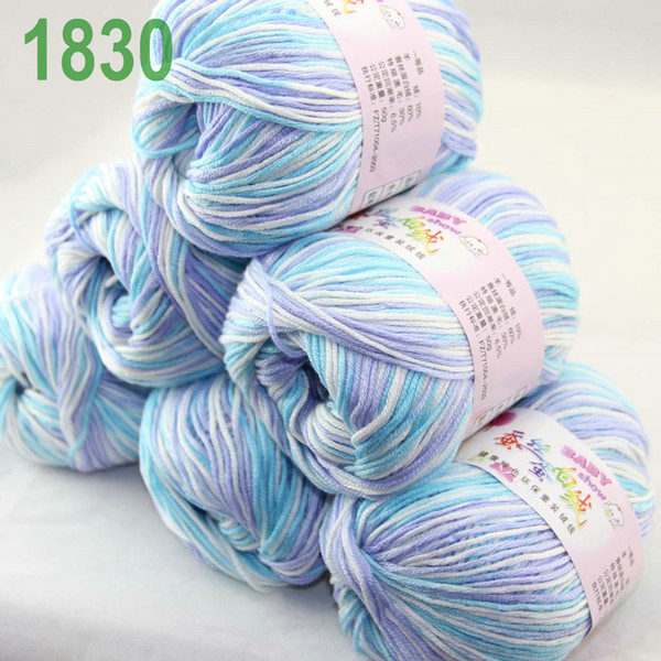 Sale Lot of 6 balls x 50g Cashmere Silk velvet Children Yarn White blue Aqua 18-30