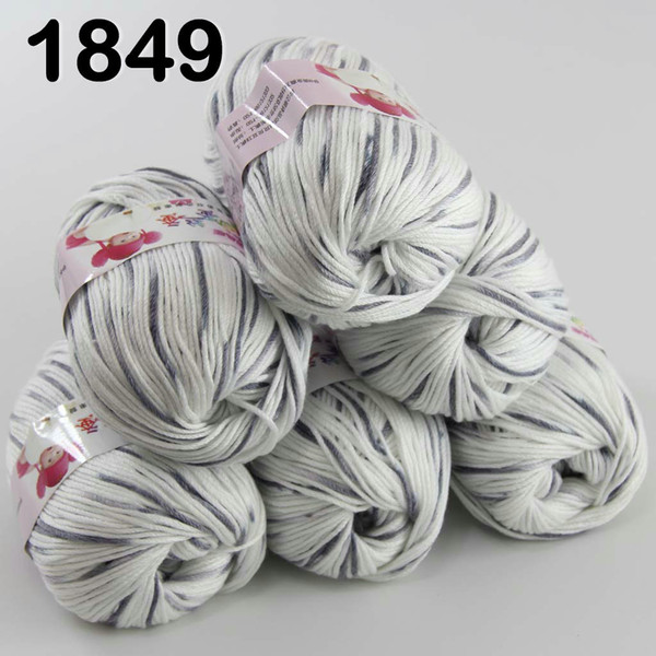 Sale Lot of 6 balls x 50g Cashmere Silk velvet Children Yarn 18-49