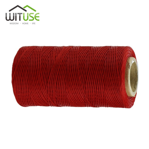 DIY Hand Work 260m 1mm Flat Sewing Coarse Braid Waxed Thread Cord For Leather Shoes Luggage Repair