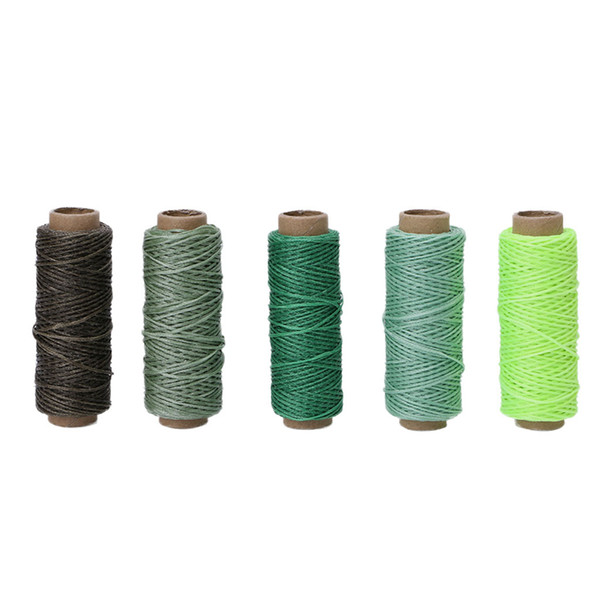 5Pcs 0.8mm 150D Leather Sewing Waxed Thread For Chisel Awl Shoes Luggage Repair