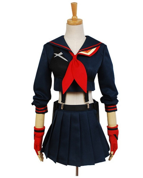 Halloween KILL la KILL Girls Battlesuit Ryuko Matoi Dress Outfit Cosplay Costume