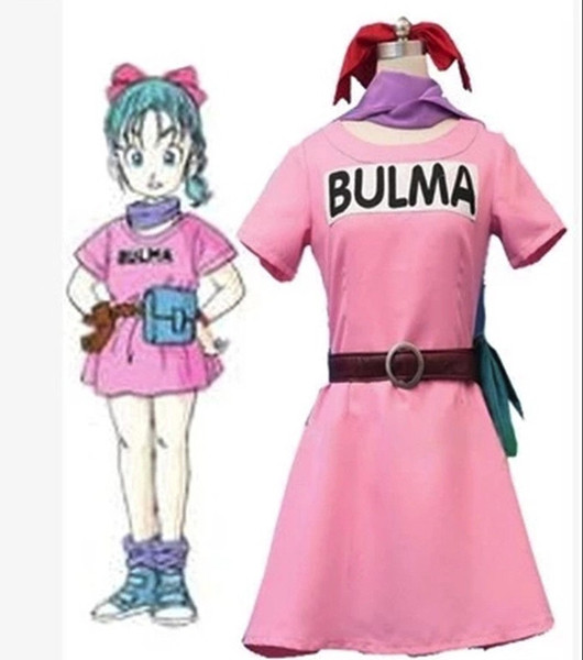 Dragon Ball Bulma Uniform Cosplay Costume