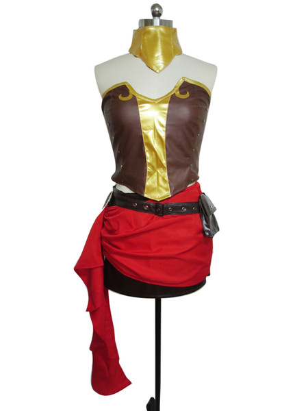 RWBY Beacon Academy Team Pyrrha Nikos Cosplay Costume Full Set S002