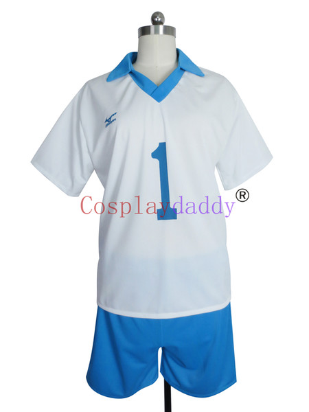 Haikyu!! Date Tech High Sportswear Kaname Moniwa Takanobu Aone Cosplay Costume