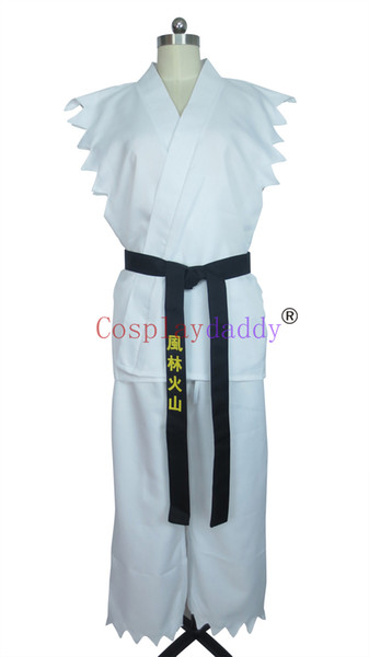 Street Fighter series Ryu White Karate Gi Sleeveless Uniform Cosplay Costume F008