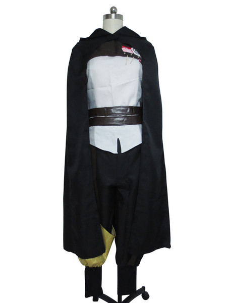 Fire Emblem Awakening Gaius Halloween Black Cape Set Cosplay Costume S002