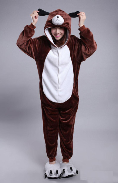 new Adults Dog Doggy Onesie Anime Cosplay Costumes Unisex Women Men Pajamas