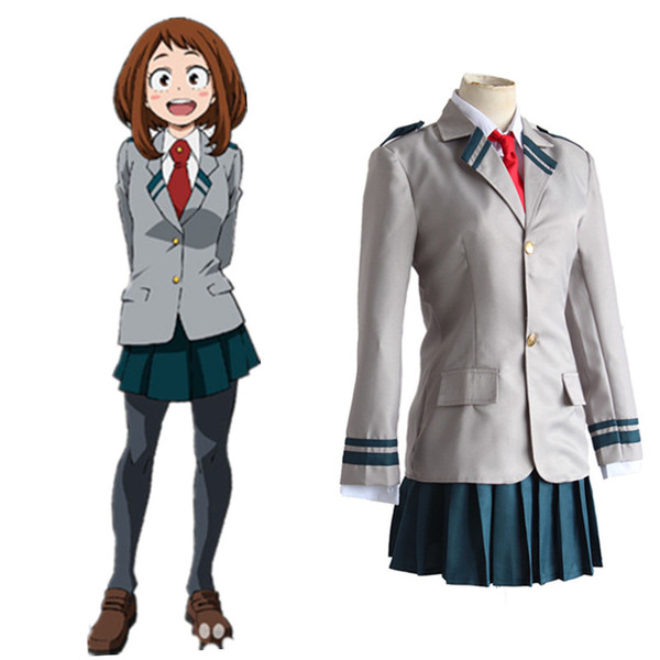 Japanese Anime Uniform Cosplay School Uniform My Hero College OCHACO URARAKA Cos Clothing Student uniform