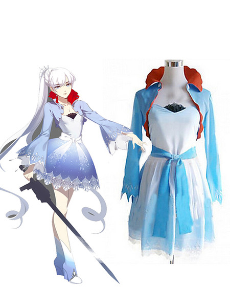 Weiss Schnee Dress Cosplay RWBY Weiss Schnee Cosplay Costume Custom Made RWBY Halloween Costume