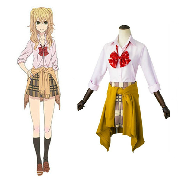 Anime Citrus Cosplay Aihara Yuzu Costume Girl's Fancy School Uniform