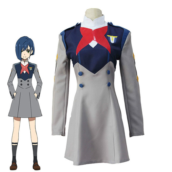 2018 Japanese Anime DARLING in the FRANXX Cosplay Ichigo 015 Cosplay Women Cosplay Costume Japanese Anime Full Set