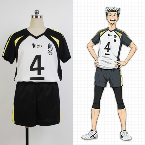 Custom-made haikyuu Fukurodani Uniform Bokuto Koutarou Team haikyuu Cosplay Costume Jersey Wear Uniform