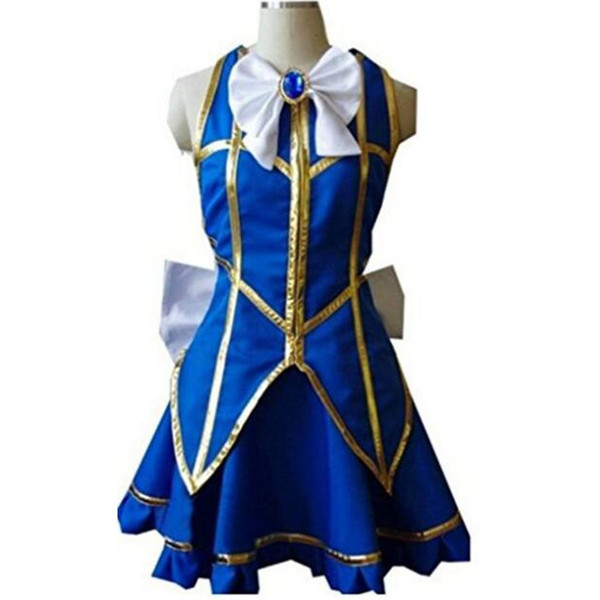 Fairy Tail Lucy Heartfilia Lolita Cosplay Costume Party Dress