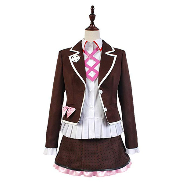 Danganronpa Utsugi Kotoko Dress Cosplay Costume School Uniform