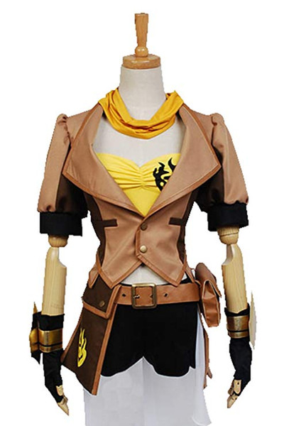 Cosplay Costume RWBY Yellow Trailer Yang Xiao Long Female