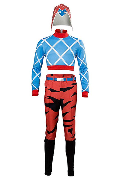 JoJo's Bizarre Adventure Guido Mista Halloween Cos
8000
play Costume Full Set Suit Uniform