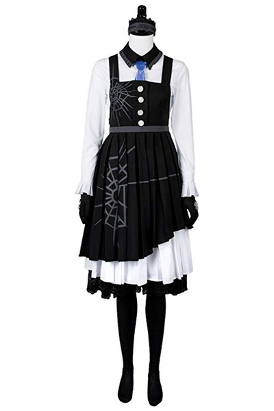 Danganronpa V3 Killing Harmony Kirumi Tojo Cosplay Costume Maid Dress Ball Gowns