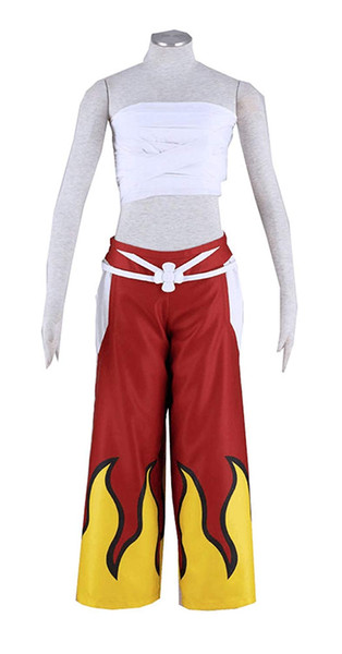 Fairy Tail Erza Scarlet Cosplay Costume Fight Outfit