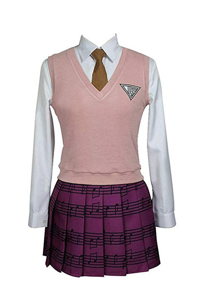 Danganronpa V3 Killing Harmony Pianist Akamatsu Kaede Cosplay Costume