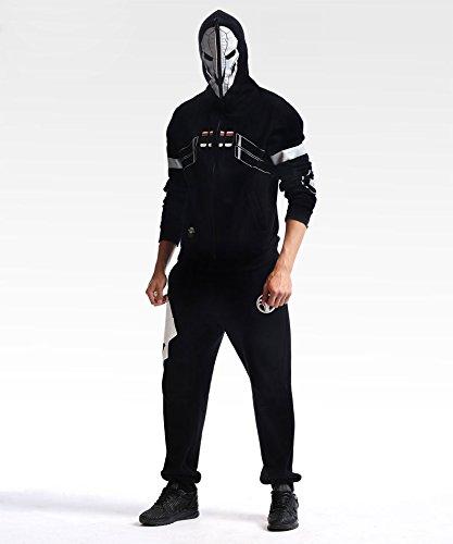 Fashion Hoodie Reaper Black Hooide Cosplay Costume - Deluxe Version