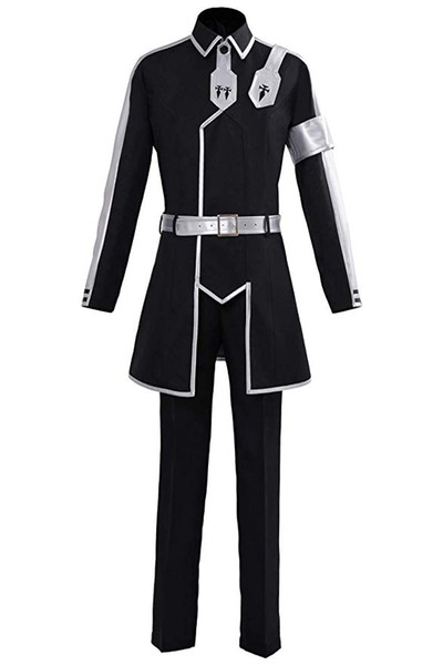 Sword Art Online Alicization Cosplay Kirigaya Kazuto Kirito Costume SAO Halloween Full Set Suit Jacket