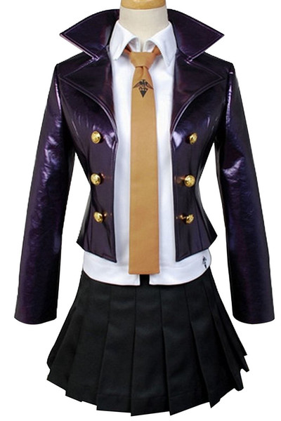 Danganronpa Kirigiri Kyouko Cosplay Costume High School Uniform Outfit