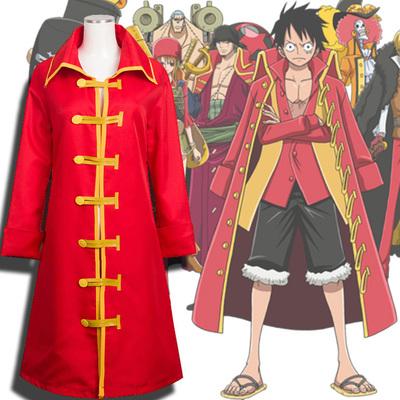 One Piece Luffy Cos Sea Thief New World Luf Cloak Cloak Luffy One or Two Generation Cosplay Clothes