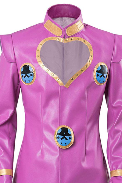 JoJo's Bizarre Adventure Giorno Giovanna Halloween Cosplay Costume Full Set Suit Jacket Outfit Uniform