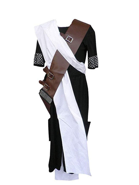 Japanese Anime Naruto Cosplay Costume Gaara Black Outfit Ver 1