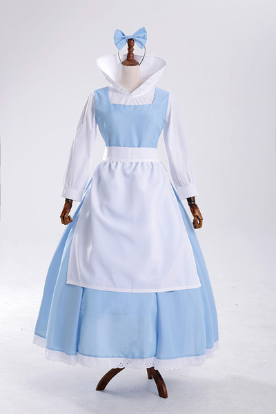 Blue dress maid costume cosplay