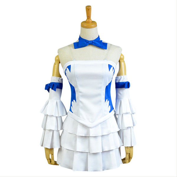 Fairy Tail Lucy Heartfilia Dress Cosplay Costume Full Set Suit