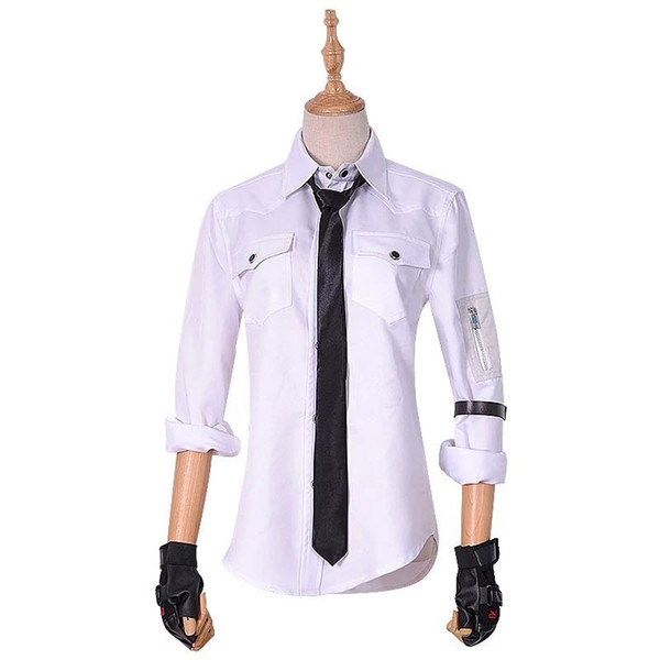 Playerunknown Cosplay White Costume Cosplay Uniform